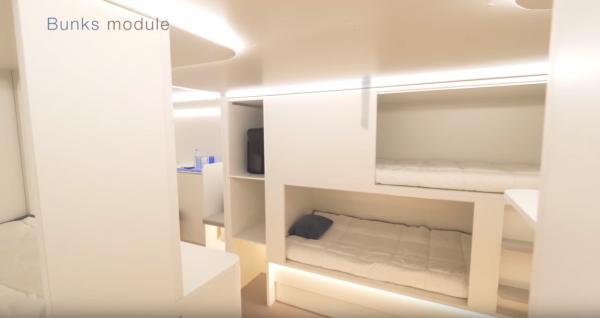 歐洲空中巴士擬推出超級客艙 有齊床舖、小酒吧和休憩空間
