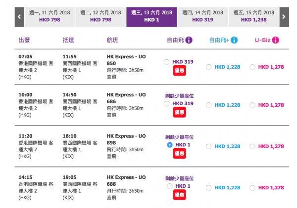 HK Express 機票優惠 來回連稅台泰9、日韓9