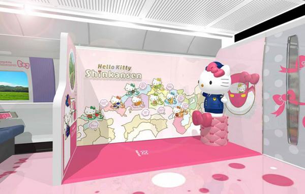 粉紅列車啟航！ Hello Kitty新幹線6月30通車
