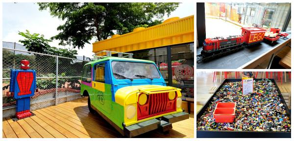 台灣首間LEGO主題餐廳 LEGO小火車送餐服務