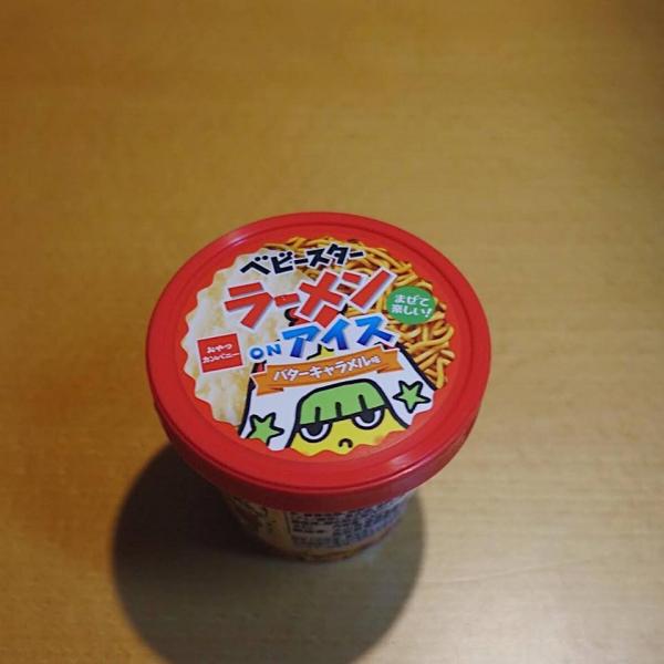 日本便利店奇怪新品 童星點心麵x牛油焦糖味雪糕
