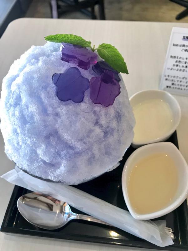 吃得到的繡球花 東京初夏限定繡球花刨冰