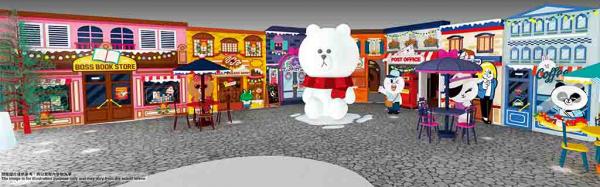 巨型白色熊大/SALLY化身獅身像 澳門LINE FRIENDS展覽場景首度公開