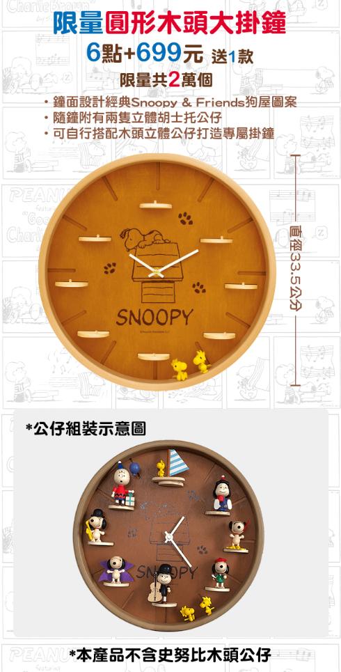 期間限定！ 台灣7-11推Snoopy & Friends木系精品換購