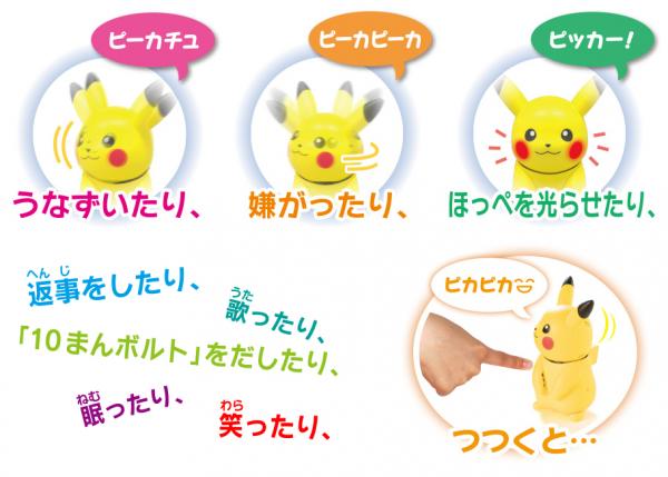 識點頭叫Pikachu 比卡超發聲機械玩具HelloPika