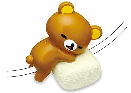 有睡在棉花糖上的鬆弛熊