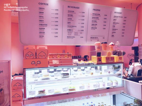 韓國首間粉紅夢幻Apeach Café