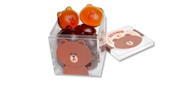 韓國LINE FRIENDS 熊大 Brown 軟糖 方塊盒裝 100g 5,500韓圜 (約港幣)