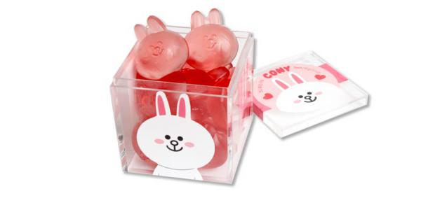 韓國LINE FRIENDS 兔兔 Cony 軟糖 方塊盒裝 100g 5,500韓圜 (約港幣)
