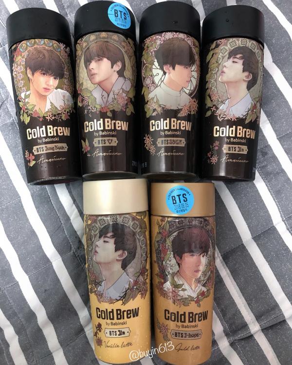 韓國新推BTS防彈少年團特別包裝咖啡