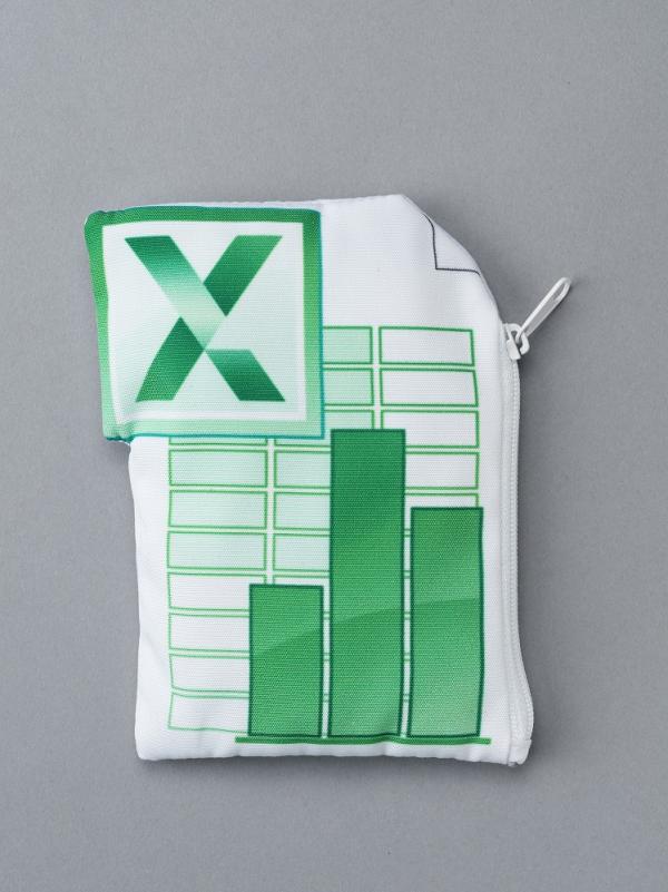 放入資源回收桶！日本搞笑電腦圖示小物袋 Microsoft Office Excel圖示