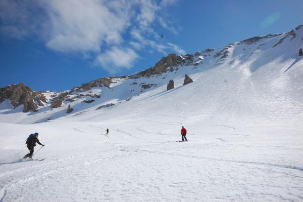 瑞士阿爾卑斯山滑雪