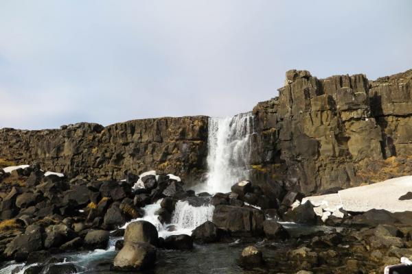 冰島 景點 Öxarárfoss瀑布