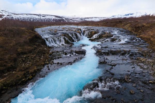 冰島 景點 Bruarfoss Waterfall