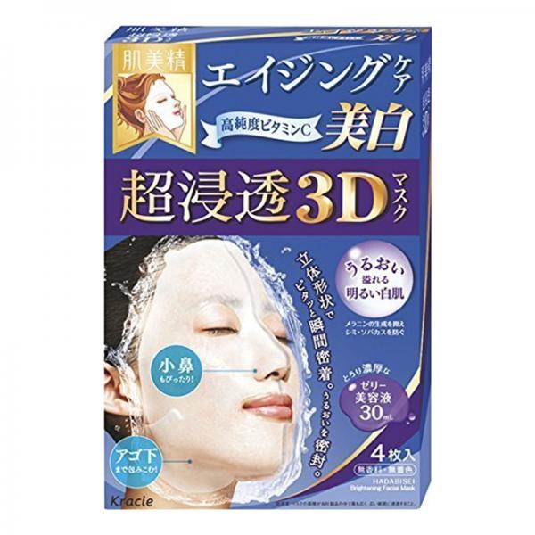 第3位：肌美精 超滲透3D面膜 (深層抗皺美白) 514円