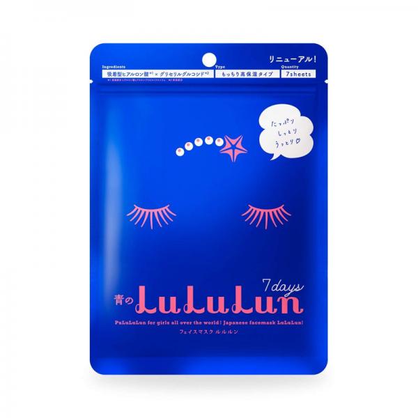 第15位：LuLuLun 滋潤抗皺提拉型 (藍色) 7片裝 383円