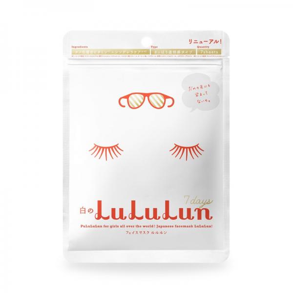 第21位：LuLuLun 透亮面膜 (白色) 7片裝 383円