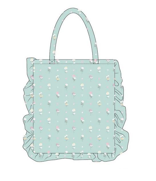 褶邊裝飾Tote Bag 3,900円