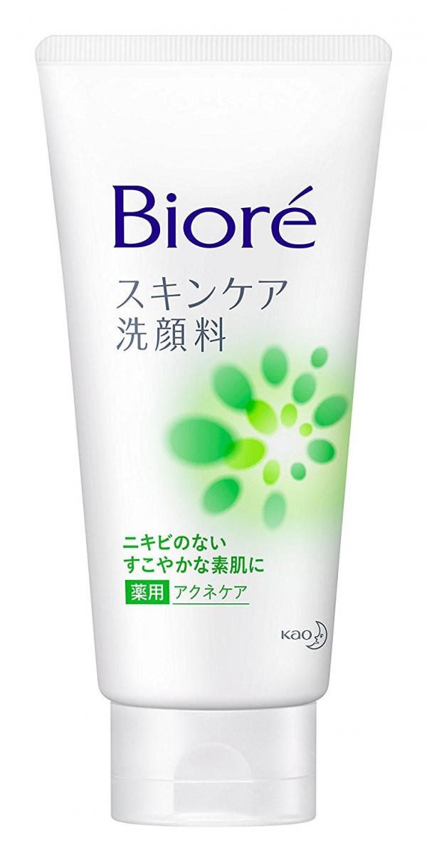 第9位：Bioré 抗痘控油洗面乳 130g 331円 含有消炎殺菌成分，控制痘痘的滋生。弱酸性質很溫和，可以長期使用，敏感肌也可使用。