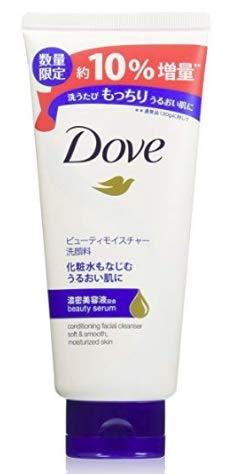 第10位：Dove 潤澤水嫩洗面乳 10%增量 143g 304円 潔淨同時滋潤保濕，肌膚變得水潤飽滿。
