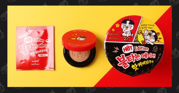 韓國三養辣雞麵TONYMOLY化妝品系列 氣墊粉底