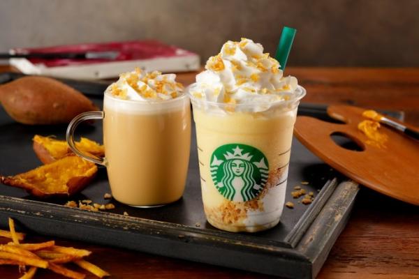 秋季限定味道 日本Starbucks推出香脆甜薯系列飲品