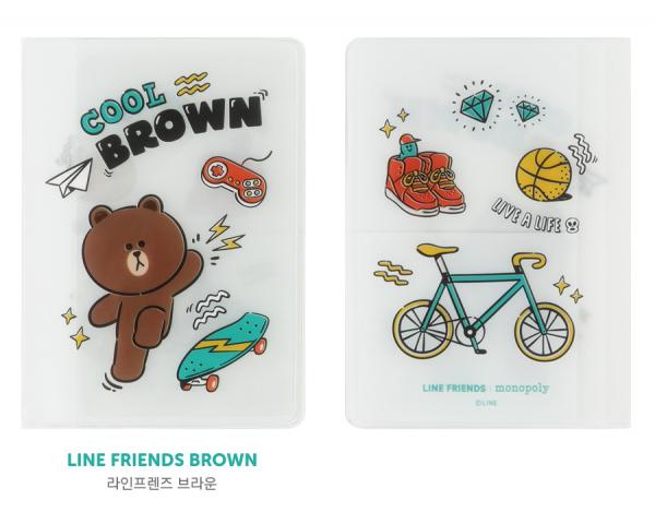 韓國LINE FRIENDS實用旅遊用品推介 熊大兔兔陪你去旅行！ 透明旅行證件套