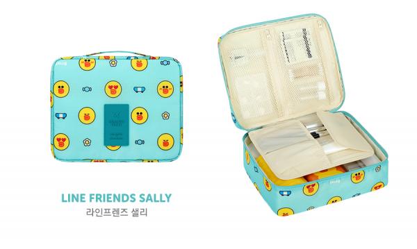 韓國LINE FRIENDS實用旅遊用品推介 熊大兔兔陪你去旅行！ 多用途收納袋