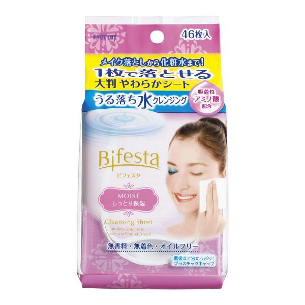 第18位：Bifesta 水嫩即淨保濕卸妝棉 (46片裝) 415円