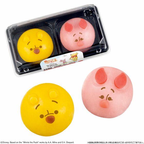日本玩具商BANDAI與便利店合作的「可以吃的和菓子」系列，是以卡通人物造型製作和菓子。之前已推出過星之卡比、鬆弛熊、Sanrio卡通人物等系列，今次則以小熊維尼(Winnie the Pooh)為主