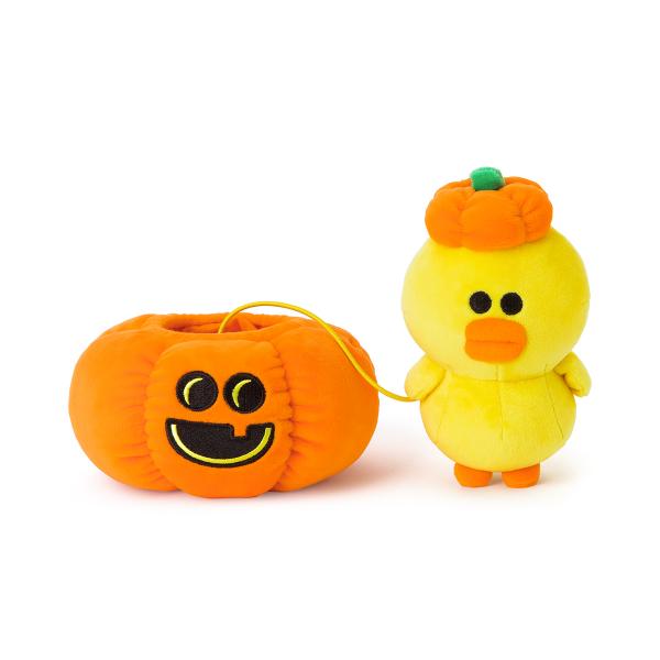 韓國LINE FRIENDS萬聖節系列 Pumpkin Trio of Halloween 南瓜造型公仔24,000韓圜 (約港幣8) 莎莉 Sally (20cm)
