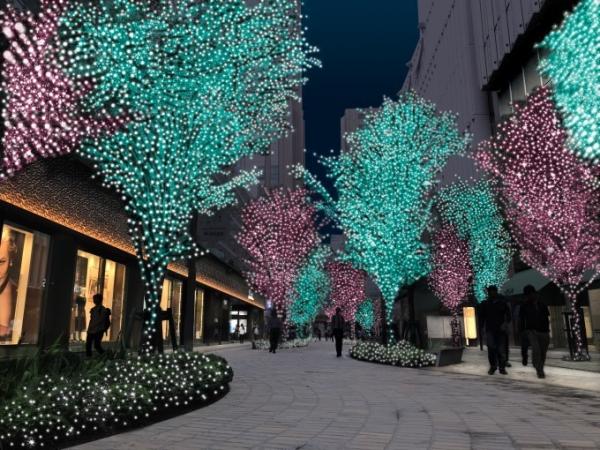 東京Midtown日比谷 Hibiya Magic Time Illumination