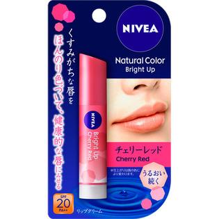第4位：NIVEA 自然亮色防曬護唇膏 (櫻桃紅) 3.5g 398円 輕鬆一塗即可呈現艷麗光澤的雙唇。具有柔光效果，可修飾嘴唇上的皺紋。