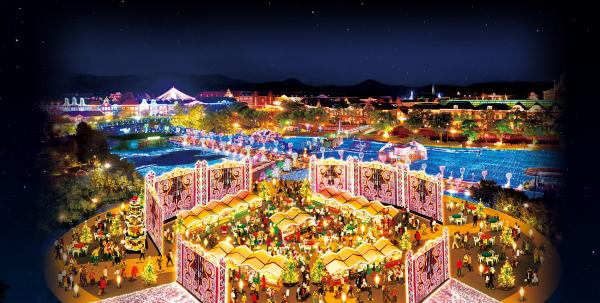 日本最大燈飾展+聖誕市集 九州長崎豪斯登堡「光之王國」