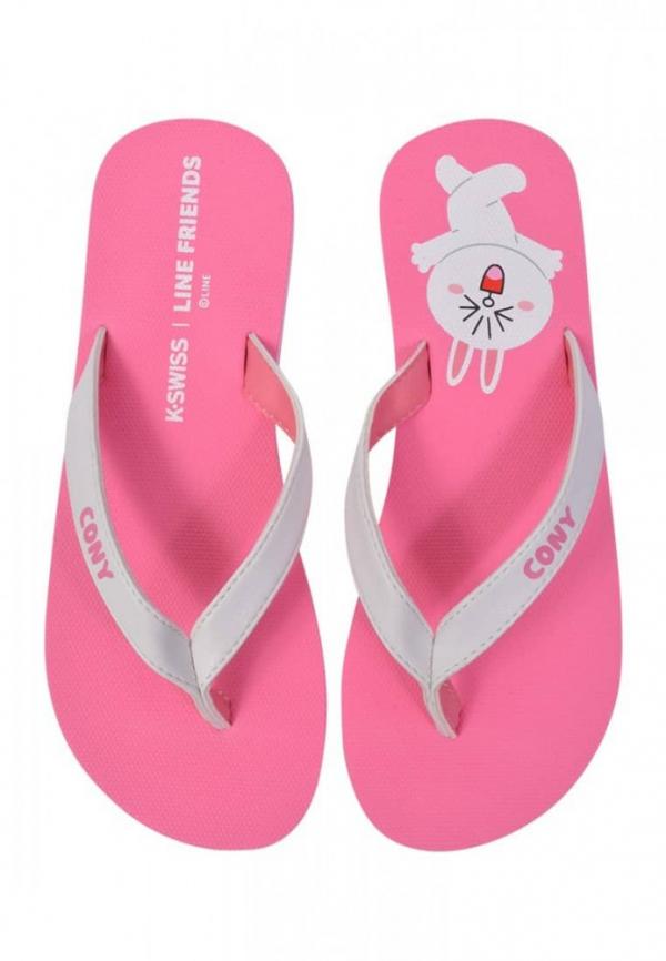 K-SWISS Court Frasco x LINE FRIENDS Womens Sandals Cony (售價為490 THB，約HKD6)