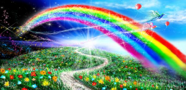 足利花卉公園大型燈飾「光之花庭園」今年新作「Rainbow Magic」