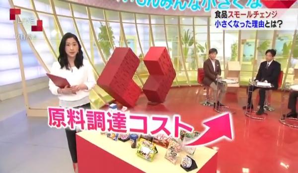網民發現日本食品份量愈變愈少？日本電視台分析4大原因