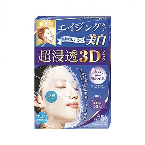 第11位：肌美精 超滲透3D面膜 (深層抗皺美白) 4片裝 514円