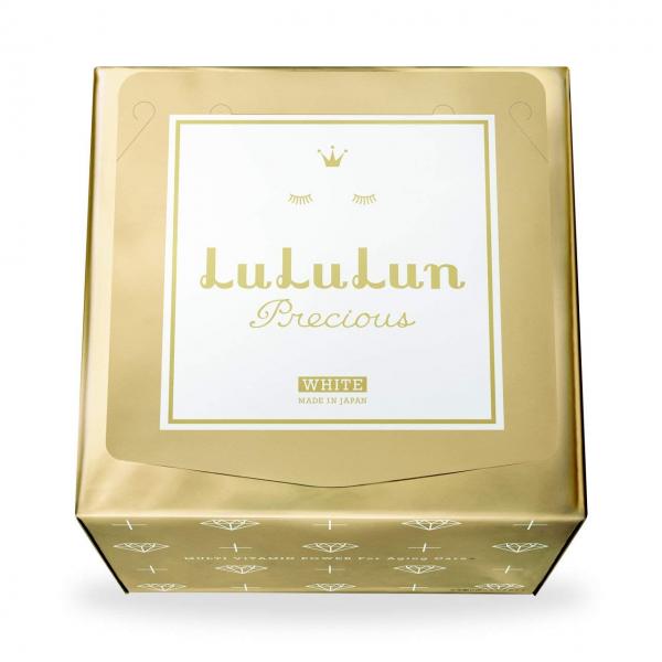 第12位：LuLuLun 彈力光澤型面膜 (金色) 32片裝 1,529円