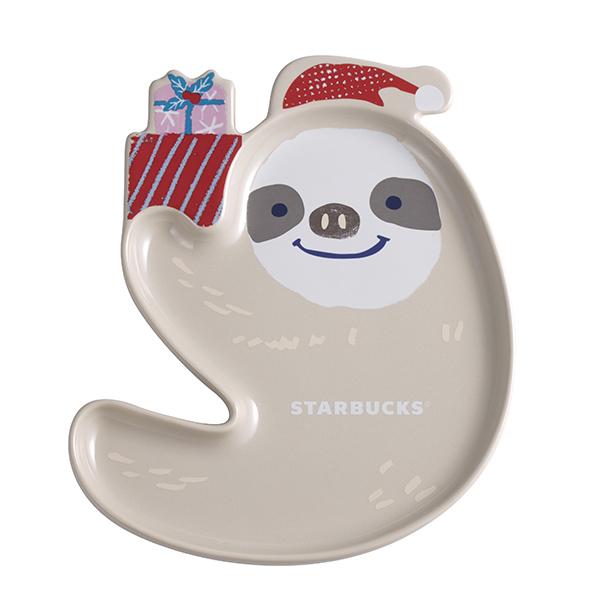 台灣Starbucks地區限定聖誕系列 超可愛草泥馬+樹懶！ 就愛樹懶點心盤TWD0 (約港幣0)