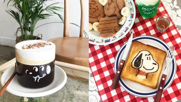 Snoppy造型餐點超可愛! 首爾仁川Cafe오월십구일