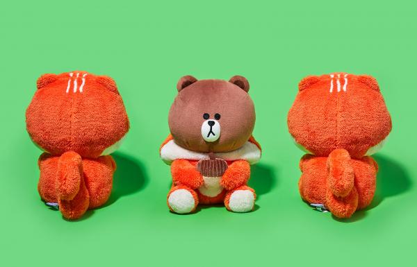 韓國LINE FRIENDS加推叢林系列 松鼠熊大公仔 (25cm)36,000韓圜 (約港幣9)