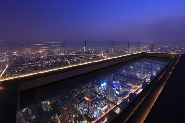 可以360度欣賞曼谷夜景