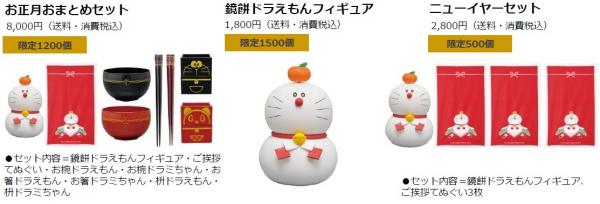 日本推出多啦A夢聖誕新年雜貨　化身聖誕老人/鏡餅超可愛！正月新年套裝