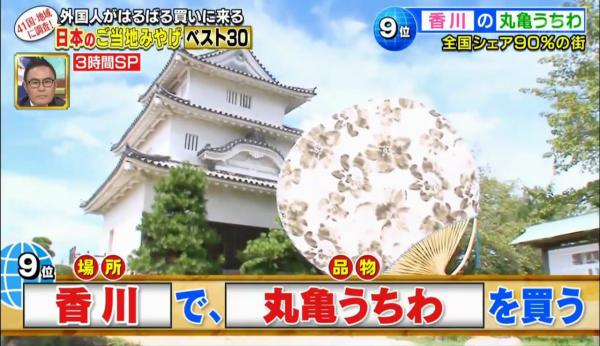 最受遊客歡迎30大日本手信排行！東京香蕉蛋糕只排第19？第9位：丸龜 紙扇