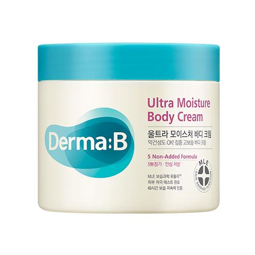 冬季強效潤膚乳霜20大！2. Derma:B Ultra Moisture Body Cream430ml / 23,000韓圜 (約港幣9)
