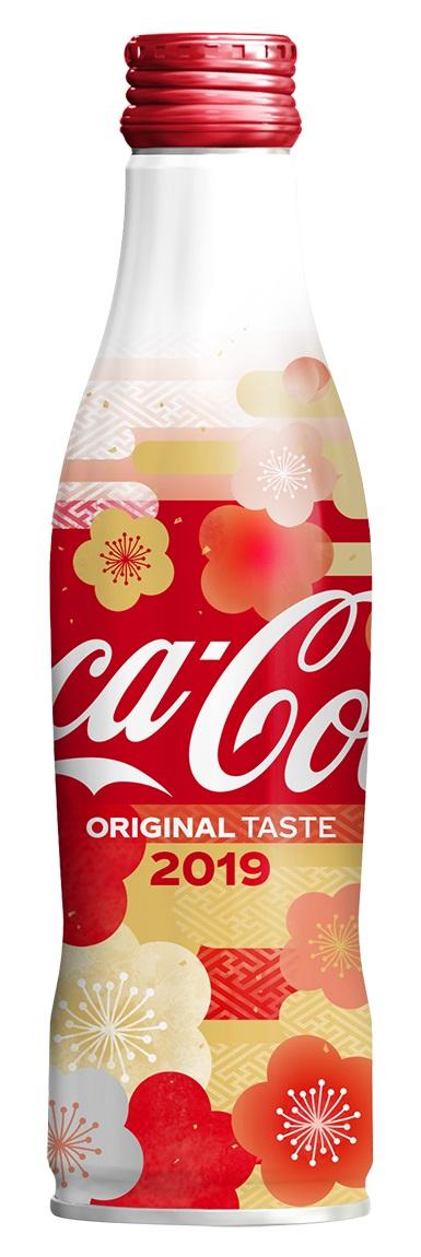 2019年新春喜慶設計登場 日本可口可樂推新年限定瓶裝可樂