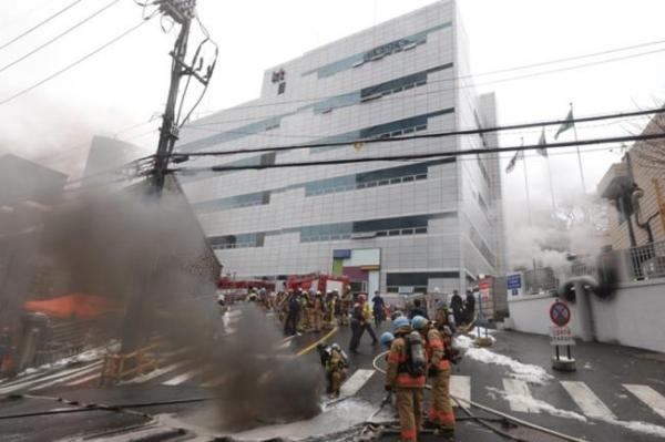 首爾網絡一度癱瘓！韓國電訊商大樓起火
