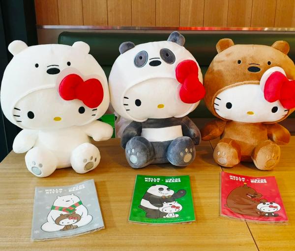 韓國快餐店推Hello Kitty x We Bare Bears