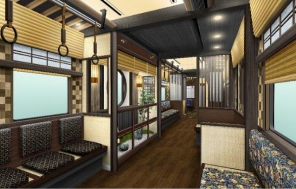 全新來往大阪京都觀光列車明年登場！ 四季交替+和式庭園主題設計